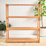 Cherry Open Shelving - 4 Shelves