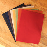 Wool Felt - Bundle of 8 - 8.5" x 12" Sheets - Special Packs