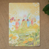 Jumbo Chalkboard Drawing Postcard- Awake! (Spring Parade) by Geertje Kapteijns 8.3 x 11.7 inches