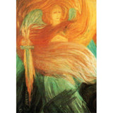 Angel Michael Postcard by Margarita Woloschina - 4 1/8" x 5 13/16"