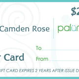 Camden Rose/Palumba Gift Card