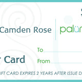 Camden Rose/Palumba Gift Card