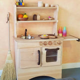Premium Maple Wood Simple Hearth Play Kitchen with Soft Close Hinges