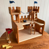 Cherry Wood Castle and Accessories