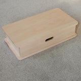 Dollhouse Riser with Drawer - Solid Maple 24" x 13" x 6"