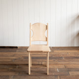 Maple Simple Desk with Farmhouse Chair