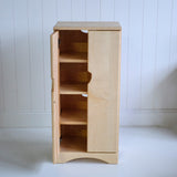 All Maple Cabinet Wood Shelving - 12-3/8" L x 16.5" W x 36" H - Art Storage Cabinet