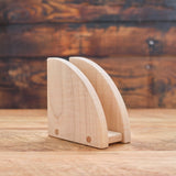 Wooden Desktop Bookshelf with Pencil and File Holder 3 Piece Set (or select individually) - Maple Wood - 16" L x 7" D x 7" H