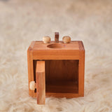 Cherry Wood Dollhouse Furniture - Set of 5 Pieces - Sized for Dolls Around 6" Tall