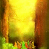 A Donsy of Gnomes Card with Envelope- 4.25" x 5.5" by Sieglinde De Francesca