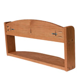 Two-Tiered Cherry Wall Shelf - 24 Inches Long