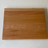 Rectangle Lid for 9" x 12" Cherry Wood Storage Crate - Lid Only