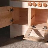 Premium Maple Wood Simple Hearth Play Kitchen with Soft Close Hinges