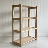 Maple Wood Open Shelving - 4 Shelves