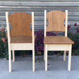 Everyday Child's Simple Chair - Cherry Wood with Maple Accents - Tung Oil Finish