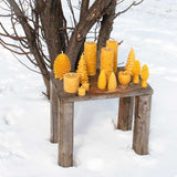 Pinecone Beeswax Candle