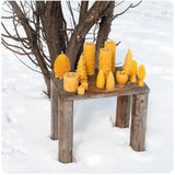 Evergreen Beeswax Candle