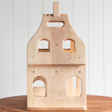 Three-Story Dollhouse - Maple Wood