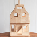 Three-Story Dollhouse - Maple Wood