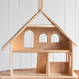 Three-Story Dollhouse - Maple Wood