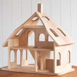 Three-Story Dollhouse - Maple Wood