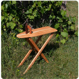 Cherry Wood Ironing Board and Olden Days Wooden Play Iron Bundle