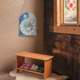 Cherry Wood Storage Bench - 32" L x 14" D x 18" H (Adult Height)