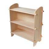 Handmade Solid Back Maple Wood Bookshelf
