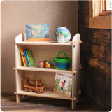 Handmade Solid Back Maple Wood Bookshelf