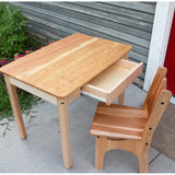Simple Desk with Farmhouse Chair
