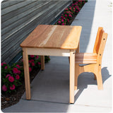 Simple Desk with Farmhouse Chair
