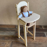 Maple Doll High Chair