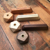 Cherry Wooden Postcard Holder - 6" Long