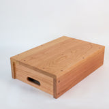 18" x 12" x 5" Cherry Crate - Stepping Stool