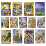 Trades/Jobs Postcards Set of 13 - 4-1/8" x 5-13/16"