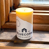 Pure Beeswax Pillar Candle 2" x 3" H - by Bluecorn USA