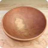 8" Cherry Wood Thin Rim Bowl