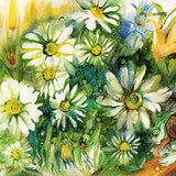 Daisies Postcard and Envelope by Sigrid Mahncke, 4-1/8" x 5-7/8"