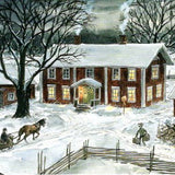 Sleigh Ride Home, Postcard - 4 1/8" x 5 13/16"