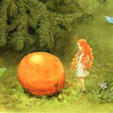 Elsa Beskow Orange Girl Postcard