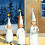 Elsa Beskow Star Children Postcard