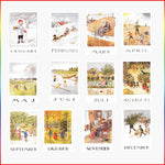 Set of 12 Months in Swedish