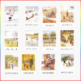 Set of 12 Months in Swedish