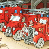 Fire Trucks, Postcard - 4 1/8" x 5 13/16"