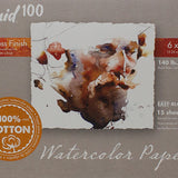 Fluid 100 Watercolor Paper - 6" x 8" Pad - 15 sheets