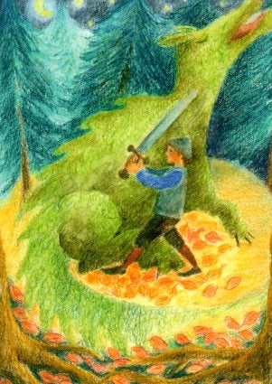 Michaelmas postcard