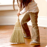 Child's Natural Broom with Hickory Handle