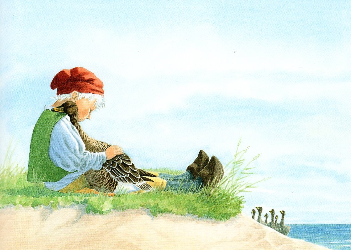 Nils' Wonderful Trip by Sweden Postcard