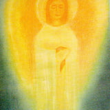 Yellow Angel Postcard by Ruth Elsasser - 4 1/8" x 5 13/16"