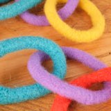 Felted Interlocking Ring Set - 3 Loops